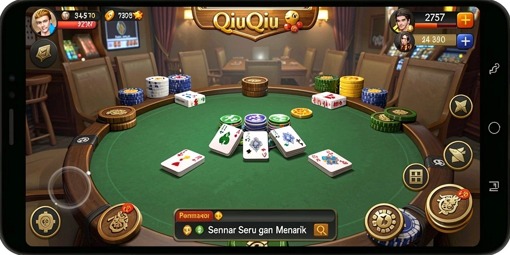 Screenshot gameplay QiuQiu yang seru di 2757.