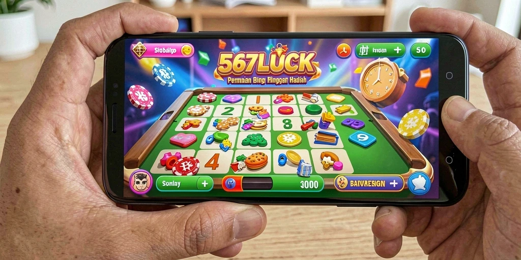 Tampilan gameplay Bingo yang seru dan menghibur dari 567LUCK.
