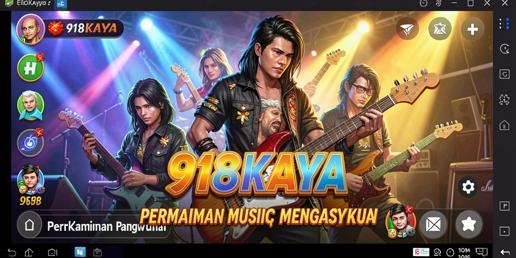 Screenshot gameplay 918KAYA yang penuh warna dan interaktif.