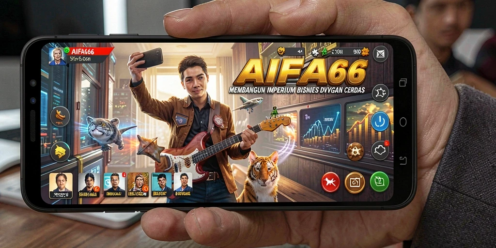 Gameplay AIFA66 yang seru dan menantang untuk membangun bisnis.