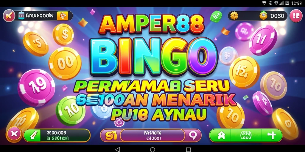 Tampilan seru dari gameplay Bingo di AMPER88 yang mengasyikkan.