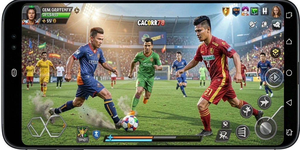 Tampilan nyata dari pertandingan seru di CACOR78.