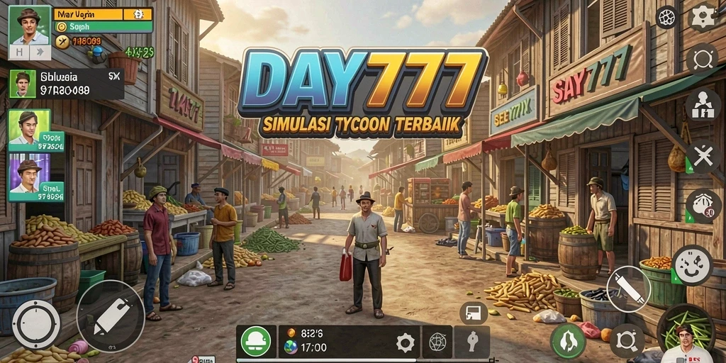 Gameplay Tycoon yang seru dan menantang di DAY777.