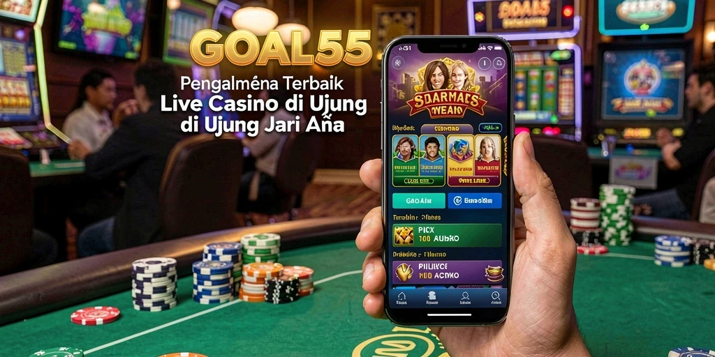 Tampilan gameplay live yang mengesankan di GOAL55.