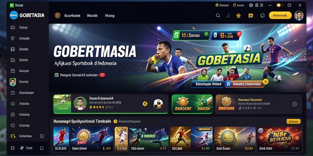 Tangkapan layar GOBETASIA menampilkan pengalaman menarik dalam taruhan olahraga.