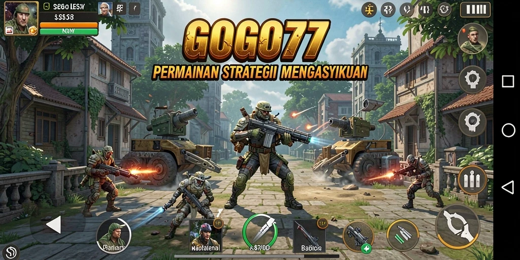 Tangkapan layar GOGO77 menampilkan aksi pertempuran strategi yang mendebarkan.