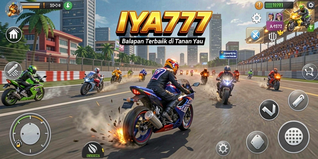 Tampilan seru balapan motor di IYA777 yang mengasyikkan.