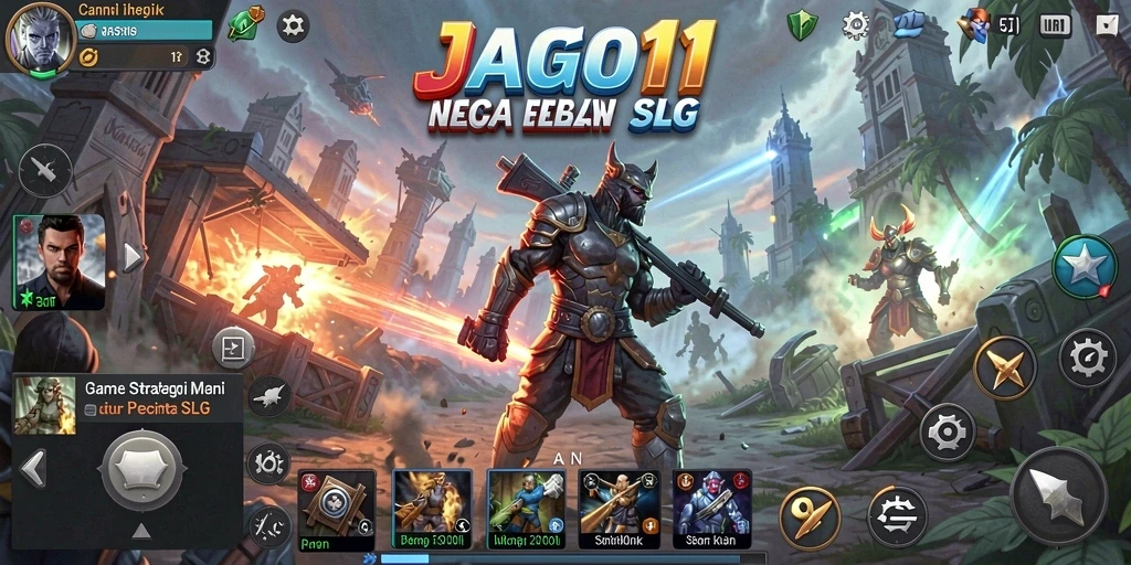 Tampilan gameplay SLG yang menarik dan strategis dalam JAGO11.