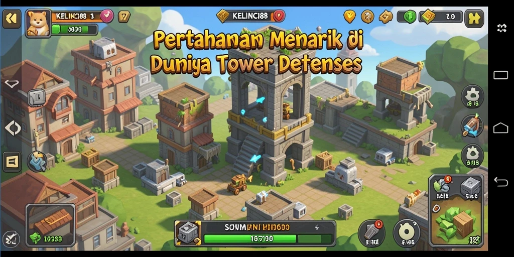 Gameplay KELINCI88 yang seru dan menantang di Tower Defense.