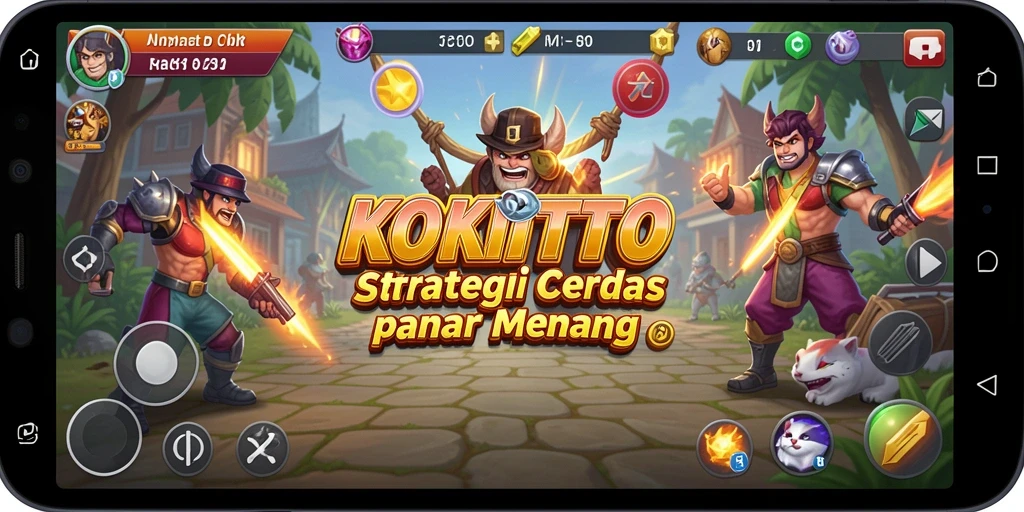 Tampilan gameplay KOKITOTO yang memukau dan menantang.