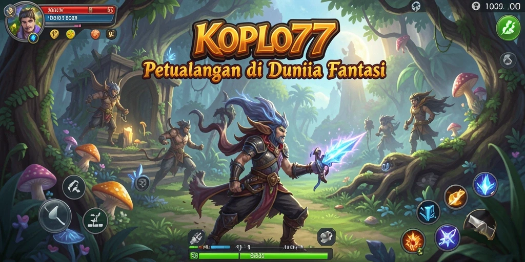 Tangkapan layar utama KOPLO77 menampilkan petualangan mendebarkan di dunia fantastis.