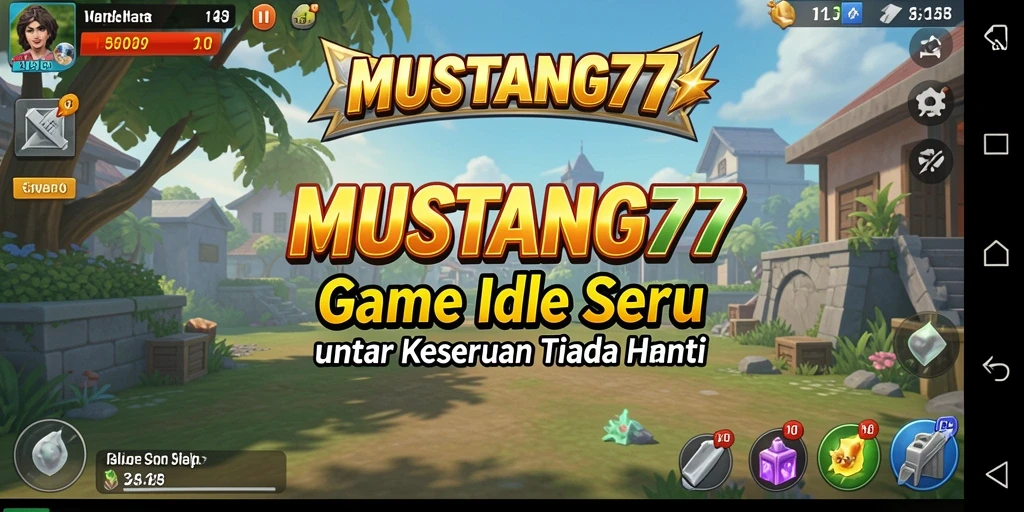 Tampilan gameplay MUSTANG77 yang menarik dan menyenangkan.