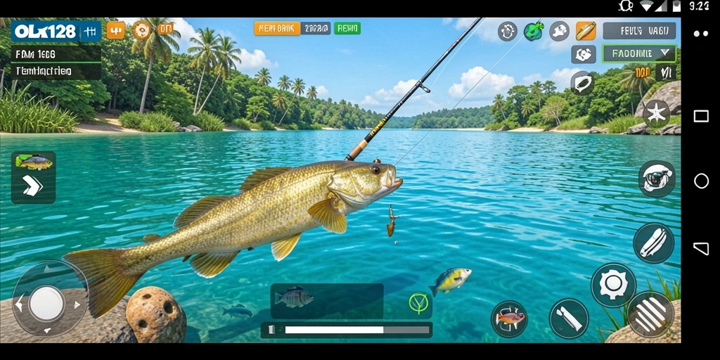 Tangkapan ikan yang beragam di OLX128 menampilkan gameplay yang menarik.