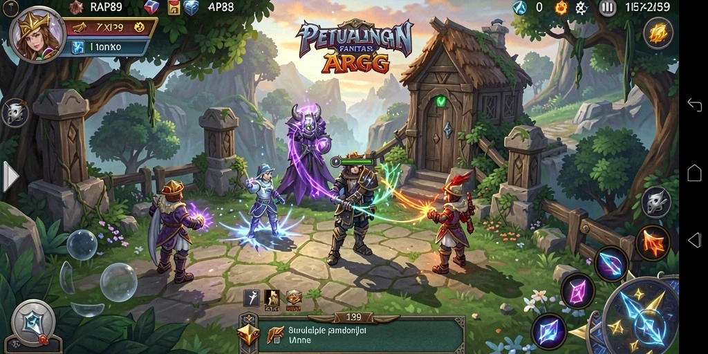 Menampilkan aksi pertempuran mendebarkan di dunia ARPG RAP89.
