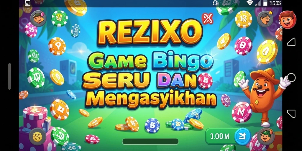 Tangkapan layar utama gameplay Bingo di REZIXO.