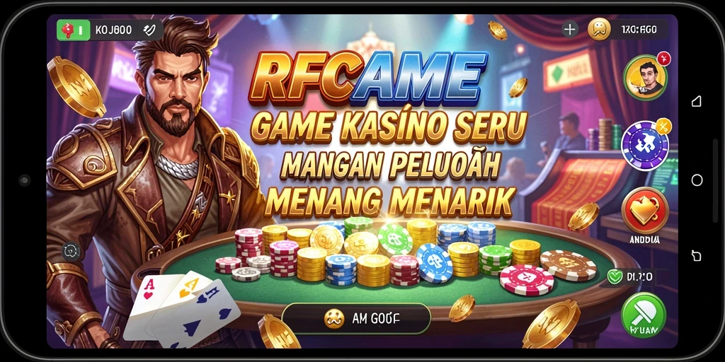 Tampilan gameplay yang mendebarkan dalam RPGAME dengan berbagai pilihan permainan Kasino.