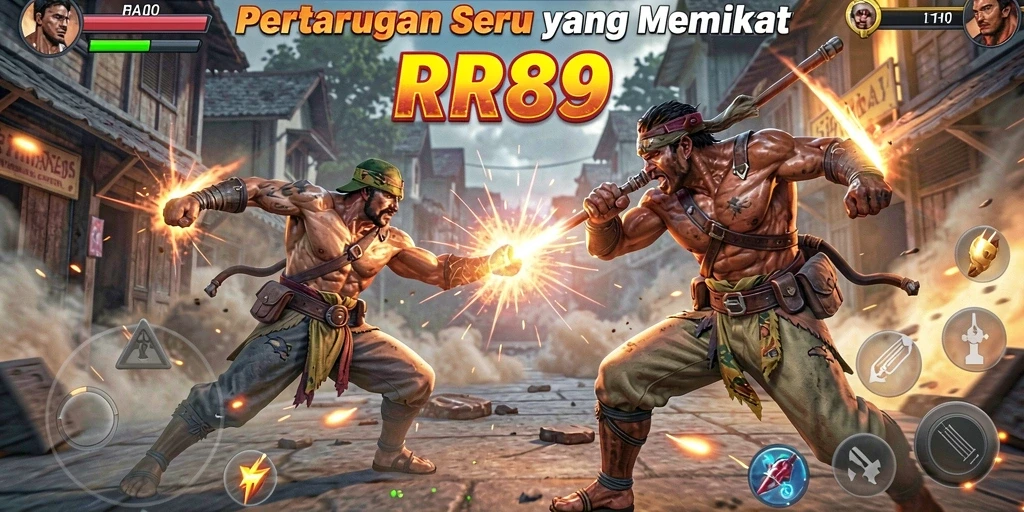 Gameplay seru di RR89 dengan pertarungan yang intens.