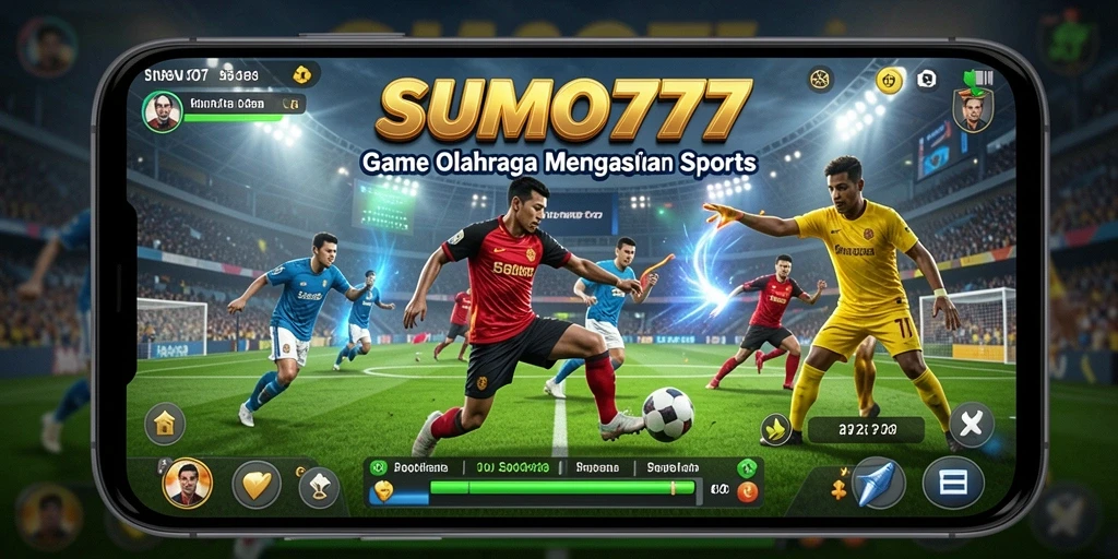Tampilan gameplay SUMO777 yang seru dan penuh aksi olahraga.