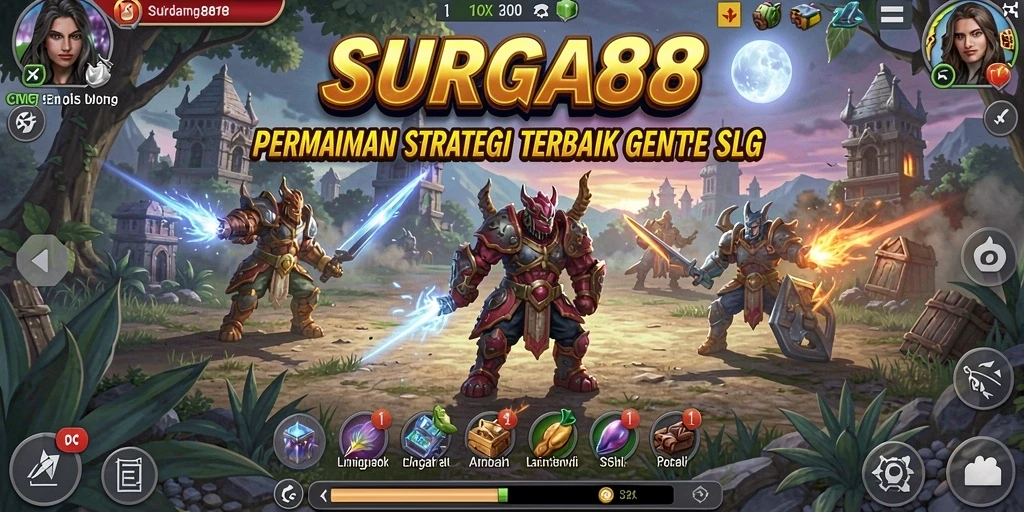 Menampilkan aksi pertempuran dan strategi permainan SLG yang mendebarkan.