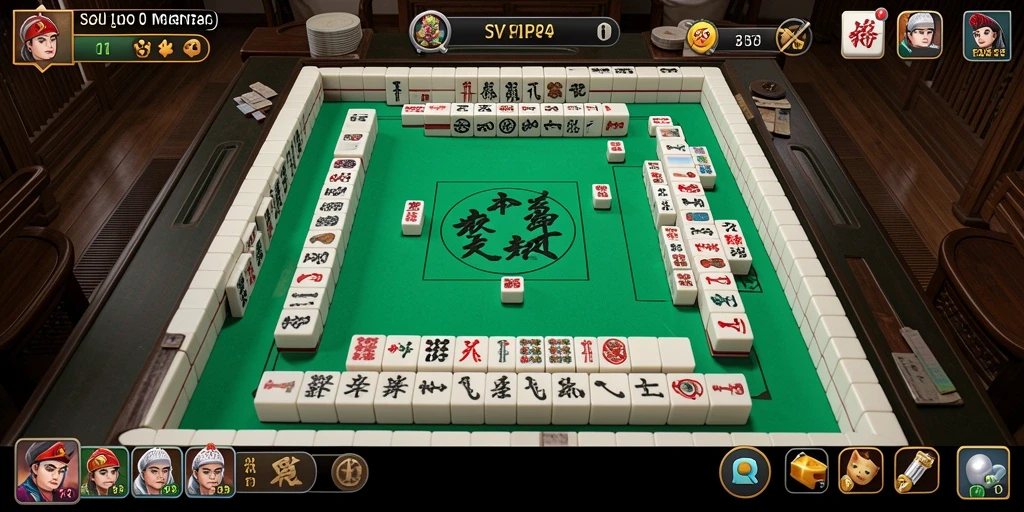 Tampilan menarik dari SVIP4 dengan gameplay Mahjong yang mendebarkan.