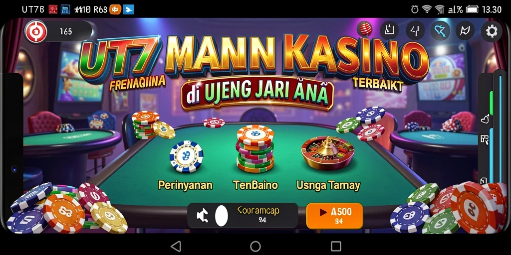 Tampilan menarik dari gameplay UT77 yang menghibur di kasino.