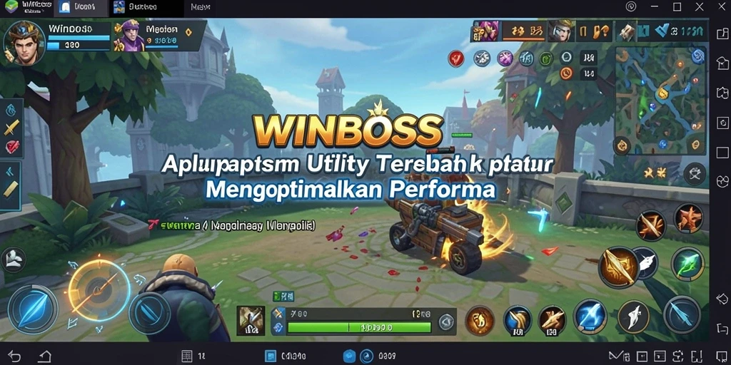 Tampilan antarmuka pengguna aplikasi WINBOSS yang intuitif dan menarik.